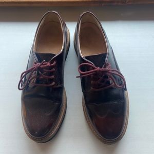 New Clarks Burgundy Loafers